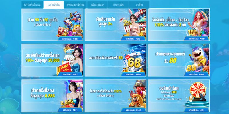 โปรโมชั่นมากมาย